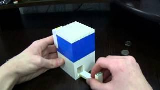 (С НГ!) Обзор мини лего конфетного аппарата (V4) (RUS) / Review mini lego candy machine (V4)