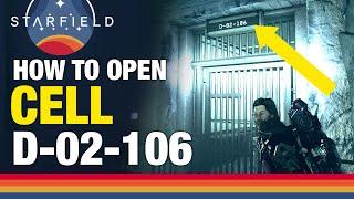 How To Open Cell D-02-106 in Starfield | Echoes of the Past Mission