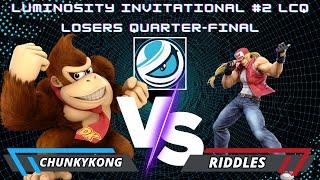 ChunkyKong (Donkey Kong) Vs. Riddles (Terry) | LG Invitational #2 LCQ | Loser Quarter-Final | SSBU