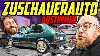 Wir QUETSCHEN ein ZUSCHAUERAUTO aus! - VW Golf 1 GTI - Marco hat FREIE HAND!