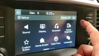 2016, 2017, 2018, 2019 & 2020 Kia Sorento - Checking Out LCD Screen Menu Options, Settings & Apps