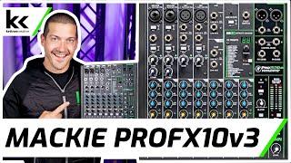 Mackie ProFX10v3 Audio Mixing Console | Setup & Review