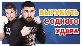 КАК ВЫРУБИТЬ С ОДНОГО УДАРА  Удар в челюсть