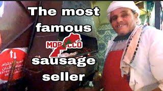 The most famous sausage seller in Rabat