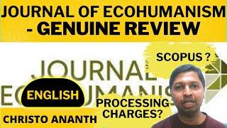 Christo Ananth - JoE - Journal of Ecohumanism - Transnational Press London, UK - Scopus - English