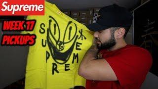 SUPREME WEEK17 FW18 WINTER TEES UNBOXING *Smile Tee*