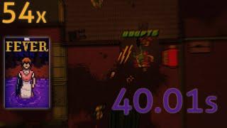 Hotline Miami 2 Fever 54x Full Combo in 40.01s (Segmented Speedrun, Level Editor Campaign)