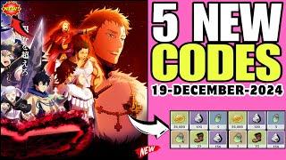 SURPRISE CODES️19-DECEMBER 2024️BLACK CLOVER MOBILE GIFT CODES - BLACK CLOVER MOBILE REDEEM CODES