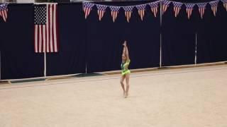 USA Gymnastics OPEN. Natasha Furman. Level 5 Floor. 2nd Place.