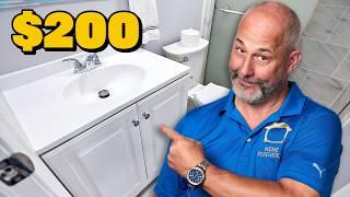 Easiest Bathroom Vanity Install Ever