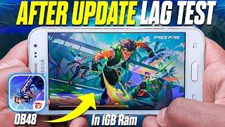 After OB48 Update Free Fire Lag Test In 1GB Ram