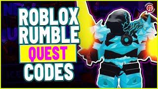 All New Roblox Rumble Quest June 2021Codes