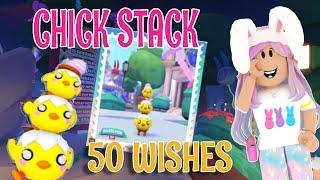 Using 50 Wishes to get the CHICK STACK Pet in Overlook RP! 