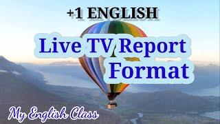 Live TV Report plus one English exam| Live TV Report of Le Horla's take off| Plus one English exam