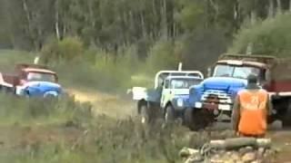 TRUCK RACING IN RUSSIA - OLD SCHOOL GAZ 53 & ZIL 130