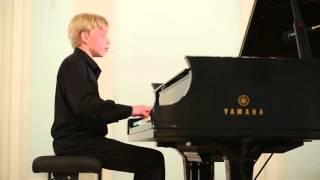 Alexander Malofeev -- W.A.Mozart. Piano sonata №1 in C Major, K.279. 1 movement