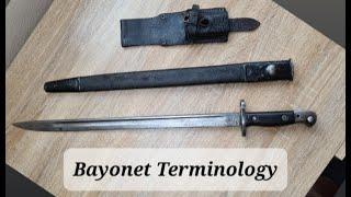 Bayonet terminology, naming bayonet components