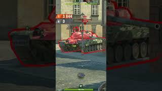 VK 72.01 K наносит 7000 урона в Tanks Blitz  #shorts #tanksblitz #танкиблиц #wotblitz