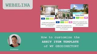 WP Geodirectory - how to customize the "Arhiv item template"