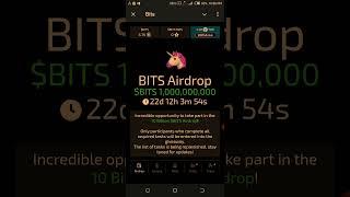 Bits Airdrop SCAM Or LEGIT | Bits Airdrop Withdrawal - Bits Airdrop Listing Date - Bits  Update