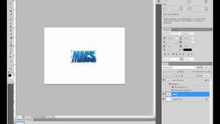 Урок по созданию 3D текста через фотошоп от Macs
