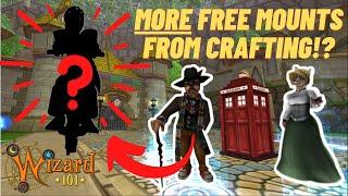Wizard101| How To Get FREE Mounts From Crafting! - Part 2