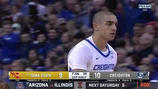 Creighton Men's Basketball Highlights vs Iowa State - 12/4/21