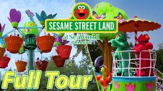 Sesame Street Land at SeaWorld Orlando | Full Tour | September 2023