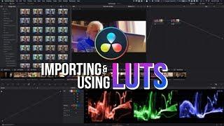 Importing & Apply LUTs in Davinci Resolve 15 | LUT Workflow