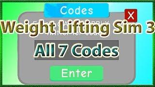 All Codes for Weight Lifting Simulator 3 *7 CODES!!* | 2019 July