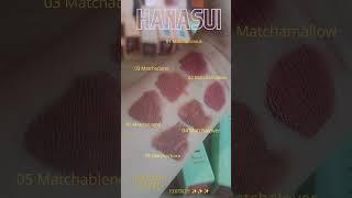 Pecinta Matcha wajib cobain nih 6 shade dari Lip Cream Hanasui #lipstick #lips #lipcream #hanasui