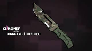 CS:GO | Survival Knife - Forest DDPAT