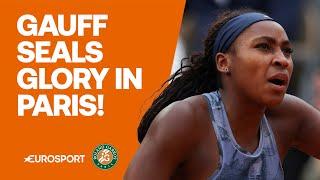 WHOLESOME CELEBRATIONS! Coco Gauff beats Aryna Sabalenka to win French Open title 