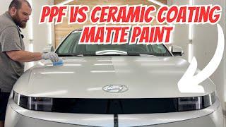 Matte Paint Protection! PPF vs Ceramic Coating - Wash Guide