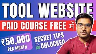 FREE Tool Website Course : Tool Website Kaise Banaye | Keyword Research Quick Guide For Tool Website