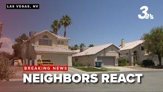 Neighbors react following police presence in neighborhood of Las Vegas Strip shooting suspect