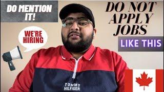 SECRET OF GETTING JOB INTERVIEWS IN CANADA  || NEERAJ CANADA