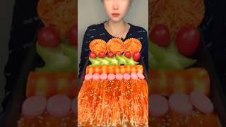 Mushrooms Gourmet Platter #shorts #food #asmr #mukbang #eatingsounds #eating #gourmet #viralshorts