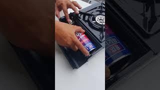 Paano maglagay ng butane sa portable  stove.....