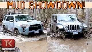 Jeep Wrangler 4xe Rubicon vs Toyota 4Runner TRD Pro vs MUD! Which Off-Road SUV is Best? PT.2