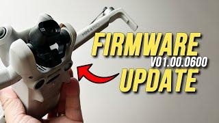 DJI Mini 4 Pro Firmware Update V01.00.0600 installieren so einfach geht die Aktualisierung