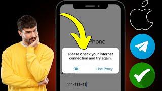 How to Fix Telegram Please check your internet connection and try again problem in iPhone