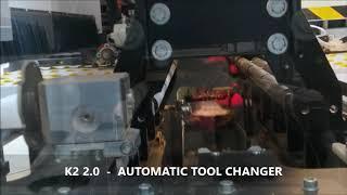 Vitap K2 2.0 with automatic tool changer, execution of Lamello Clamex P