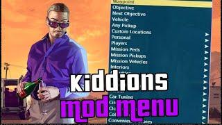Kiddions Mod Menu 2025 – GTA 5 Online Money Hack + RP + God Mode