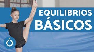 EQUILIBRIOS básicos de GIMNASIA RÍTMICA ‍️ (Clase COMPLETA)