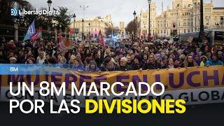 El feminismo dividido lastra un 8M acomplejado