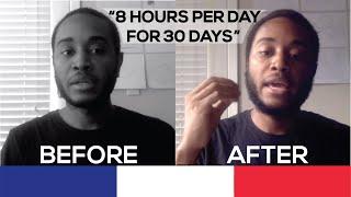 How I Got Fluent in French in 30 Days (Timelapse)