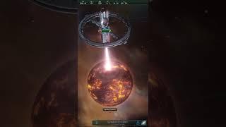 Colossus Unleashed! Witness the World Cracker in Stellaris #stellaris #WorldCracker #colossus #space