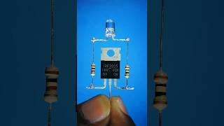 Electronic Project using IRF3205 MOSFET | 12v bulb Flashing Circuit