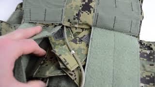 Eagle Industries MMAC Plate Carrier Showing Cable